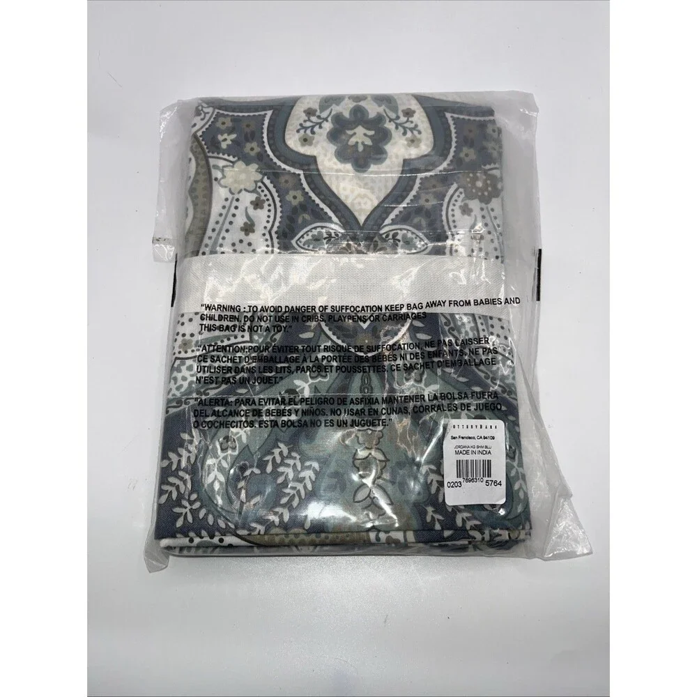 Pottery Barn Jordana Paisley King Sham New In Package